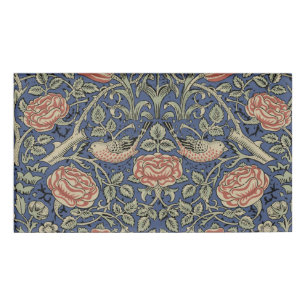 William Morris Tudor Rose Wallpaper Name Tag