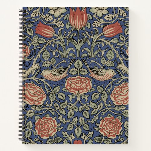 William Morris Tudor Rose Wallpaper Notebook