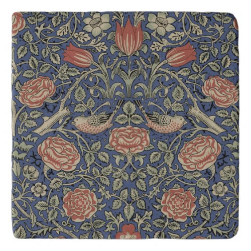 William Morris Tudor Rose Wallpaper Trivet