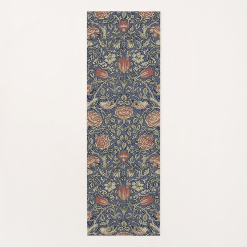 William Morris Tudor Rose Wallpaper Yoga Mat