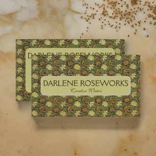 William Morris Tulip and Lily Business Card