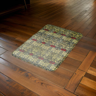 William * Morris  Tulip and Rose Gold Red Bath Mat
