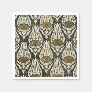 William Morris Tulip and Trellis Blue Floral Art Napkins