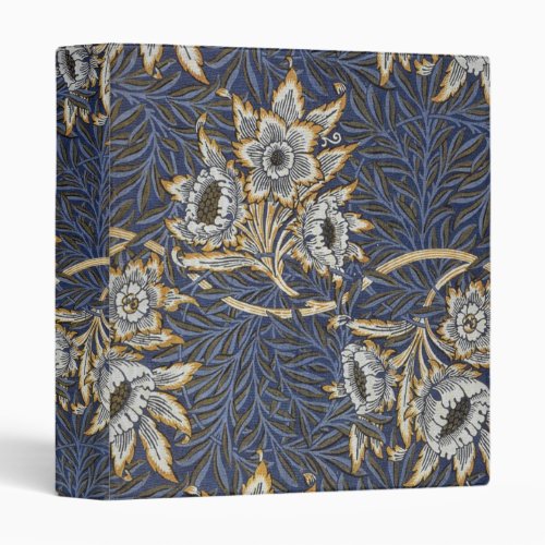 William Morris Tulip and Willow Floral Pattern 3 Ring Binder