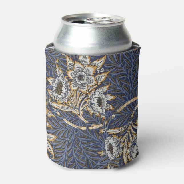 William Morris Tulip and Willow Floral Pattern Can Cooler (Can Front)