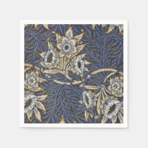 William Morris Tulip and Willow Floral Pattern Napkins