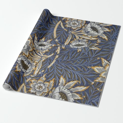 William Morris Tulip and Willow Floral Pattern Wrapping Paper