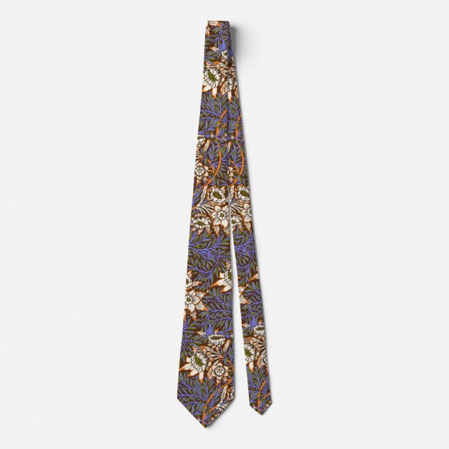 William Morris Tulip and Willow Neck Tie (Front)