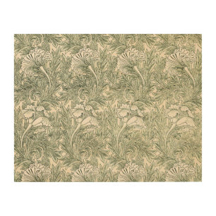 William Morris Tulip Green Floral Art Print