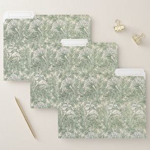 William Morris Tulip Wallpaper Classic Green File Folder