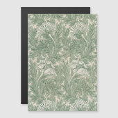 William Morris tulip wallpaper textile green (Front/Back)
