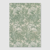 William Morris tulip wallpaper textile green (Front)