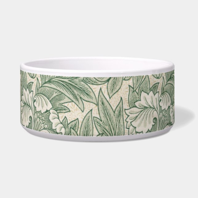 William Morris tulip wallpaper textile green Bowl (Front)