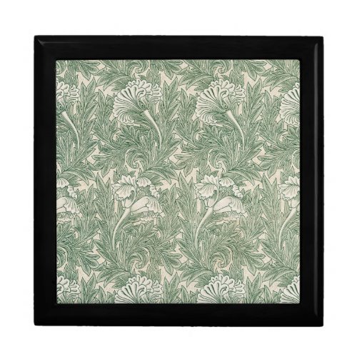 William Morris tulip wallpaper textile green Gift Box