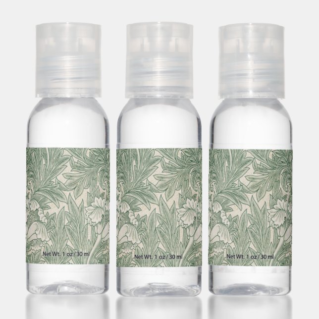 William Morris tulip wallpaper textile green Hand Sanitizer (Set)