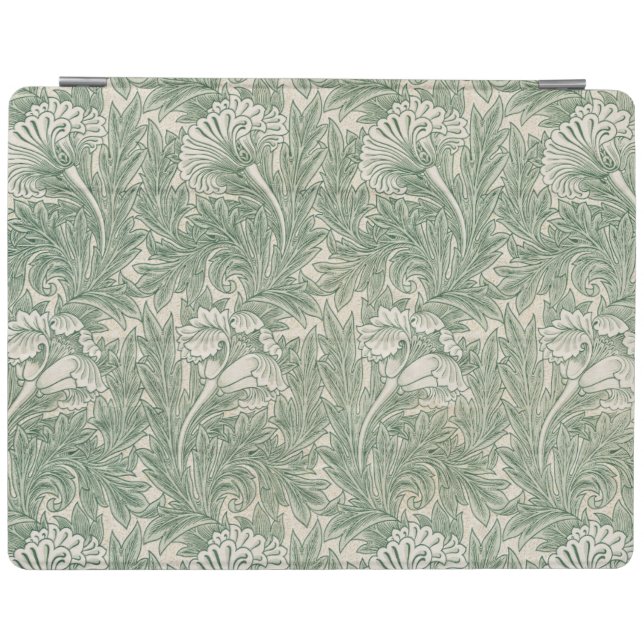 William Morris tulip wallpaper textile green iPad Smart Cover (Horizontal)