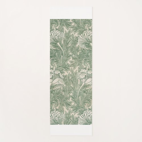 William Morris tulip wallpaper textile green Yoga Mat