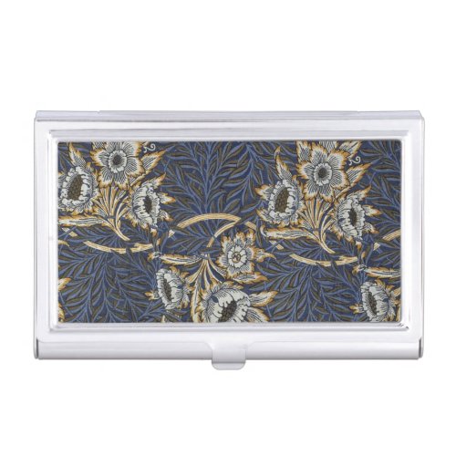 William Morris Tulip Willow Blue Pattern Business Card Case