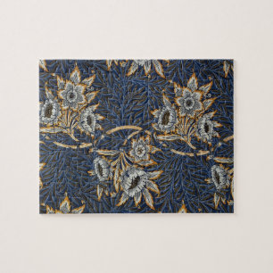 William Morris Tulip Willow Blue Pattern Jigsaw Puzzle