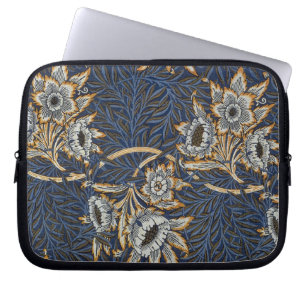 William Morris Tulip Willow Blue Pattern Laptop Sleeve