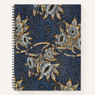 William Morris Tulip Willow Blue Pattern Notebook