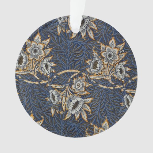 William Morris Tulip Willow Blue Pattern Ornament