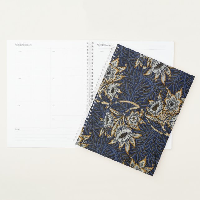 William Morris Tulip Willow Blue Pattern Planner (Display)
