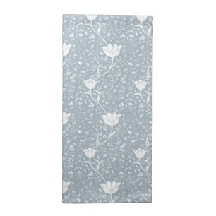 William Morris Tulips in White Pattern  Cloth Napkin
