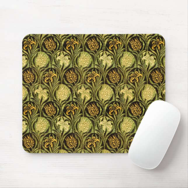 William Morris Tulips & Lilies Carpet Rug Classic  Mouse Pad (With Mouse)