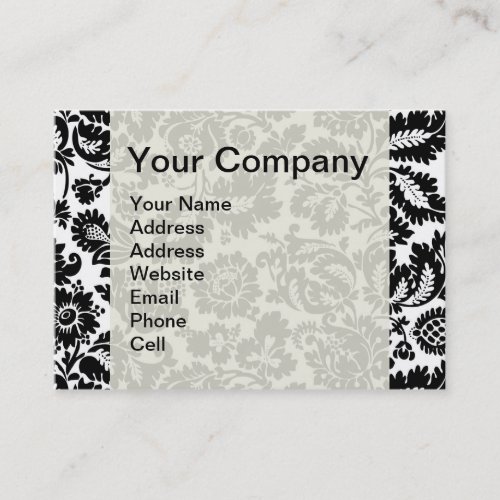 William Morris Venetian Damask Brocade Business Card