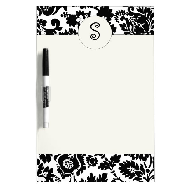 William Morris Venetian Damask Brocade Dry Erase Board (Front)
