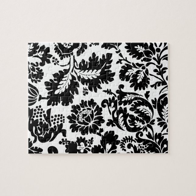 William Morris Venetian Damask Brocade Jigsaw Puzzle (Horizontal)