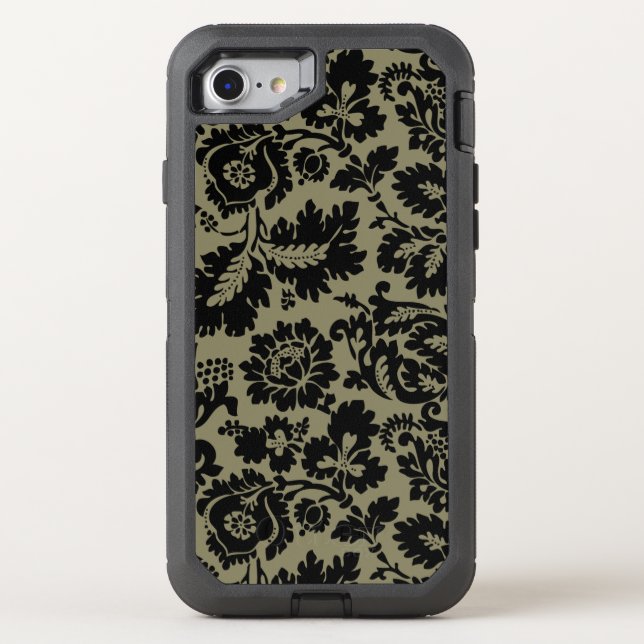William Morris Venetian Damask Brocade Otterbox iPhone Case (Back)