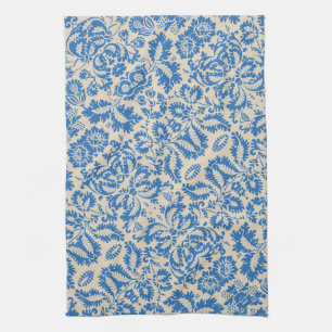 William Morris Venetian Flower Damask Brocade Kitchen Towel