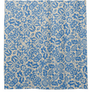 William Morris Venetian Flower Damask Brocade Shower Curtain