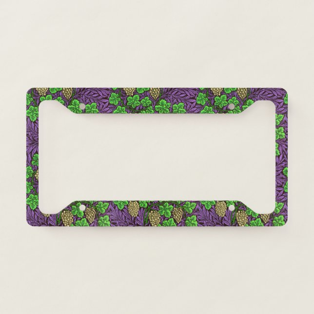 William Morris "Vine" 2 License Plate Frame (Front)