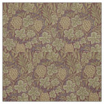 William Morris Vine Grape Red Green Art Fabric