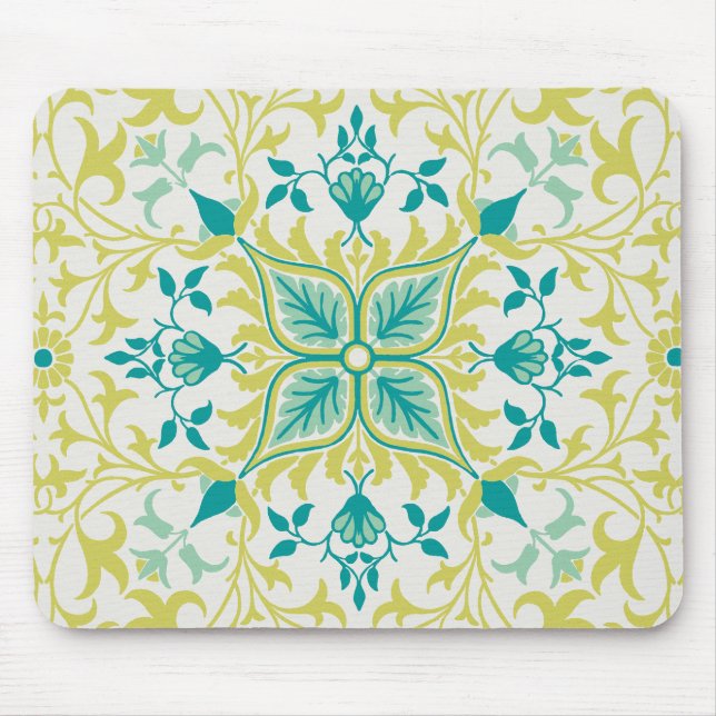 William Morris Vine Pattern Mouse Pad (Front)
