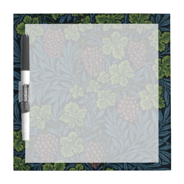 William Morris Vine Wallpaper Design Dry Erase Board (Front)