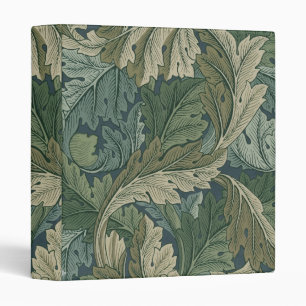 William Morris vintage Acanthus Floral Pattern 3 Ring Binder