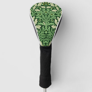 William Morris Vintage Acorn Oak Green Pattern Golf Head Cover