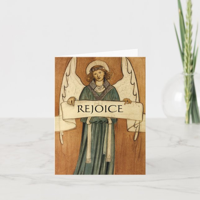 William Morris Vintage Angel Fine Art Card (Front)