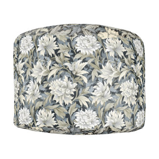 William Morris Vintage,Antique,Tapestry,Natur Pouf