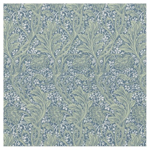 William Morris Vintage Arcadia Pattern Fabric | Zazzle