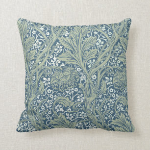 William Morris Vintage Arcadia Pattern Throw Pillow