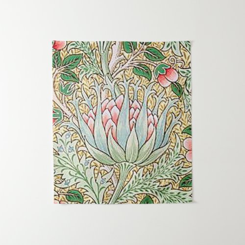 William Morris Vintage Artichoke Floral  Tapestry