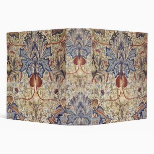 William Morris - Vintage Artichoke Flower Pattern 3 Ring Binder