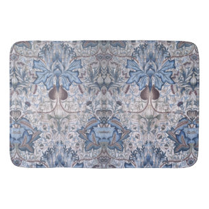 William Morris - Vintage Artichoke Flower Pattern Bath Mat
