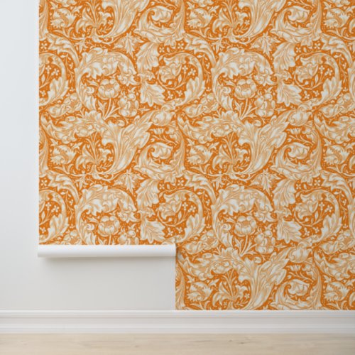 William Morris Vintage Bachelors Button Pattern Wallpaper