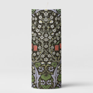 William Morris - Vintage Blackthorn Pattern Pillar Candle
